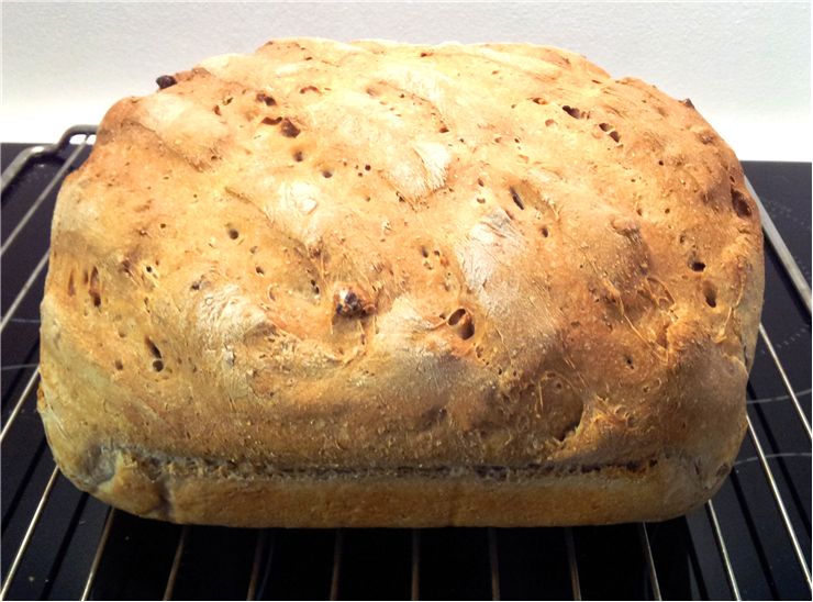 Picture - Homemade Bread with Walnuts and Wholemeal Flour